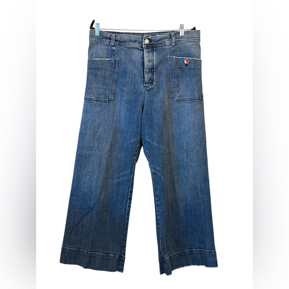 Pilcro and the Letterpress Denim Flare Jeans